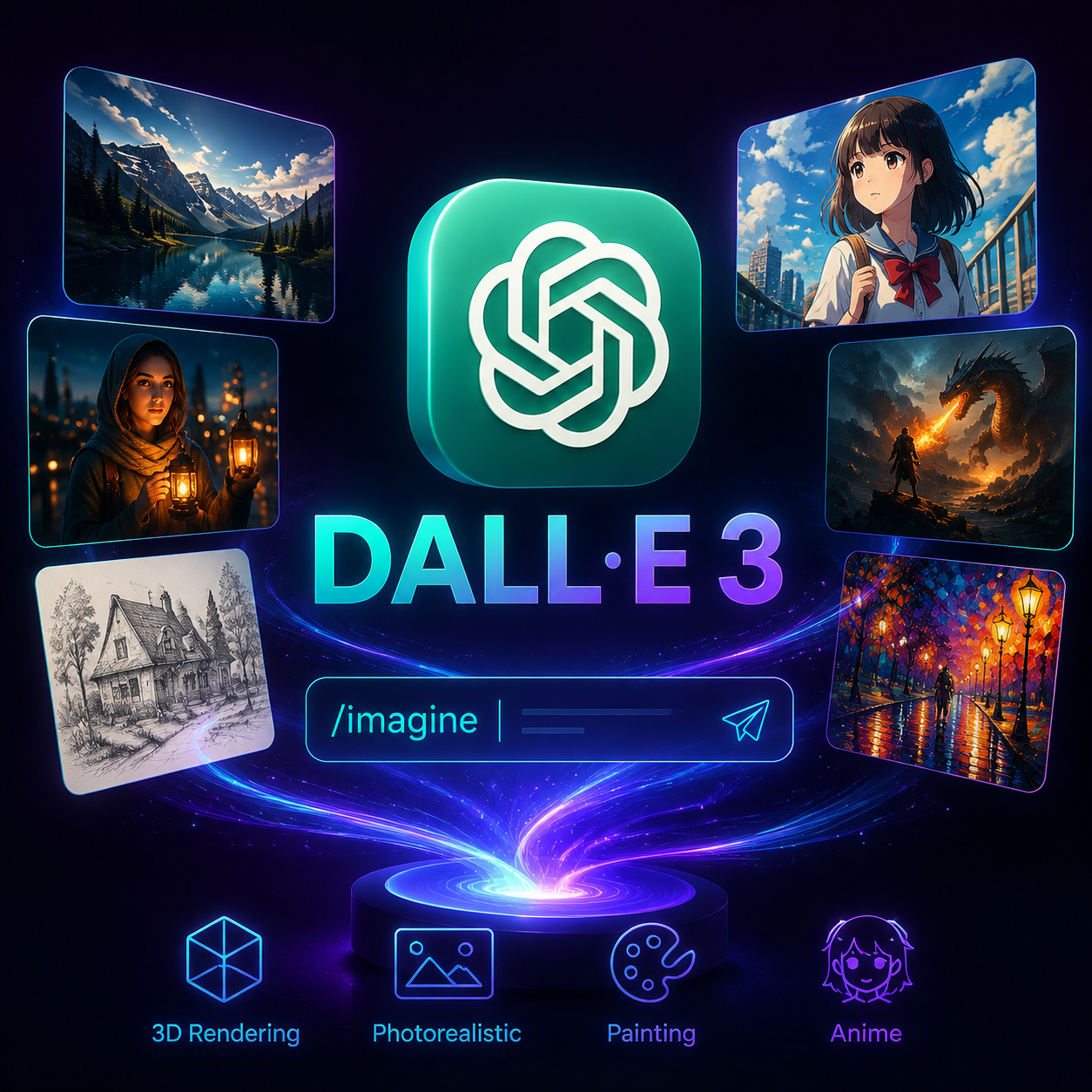 تولید تصویر با DALL·E 3